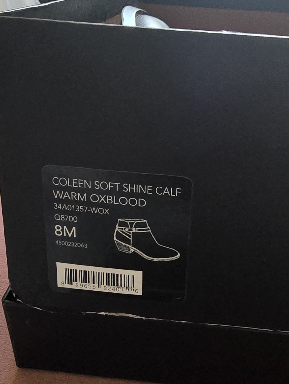 Coach Coleen Soft Shine Calf Warm Oxblood Leather Boots Brown Size 8 NIB - Picture 2 of 8